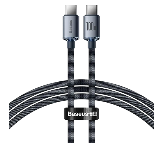 Baseus Crystal Shine napájecíl USB-C kabel
