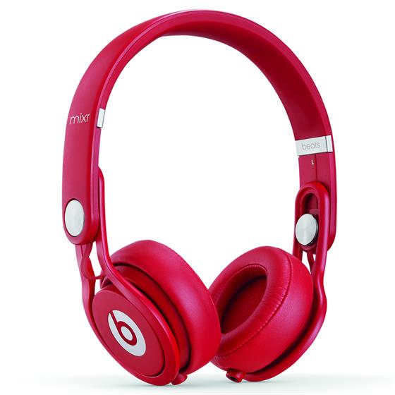 Beats Mixr™ On Ear Headphone Red - profesionální sluchátka s ovládáním