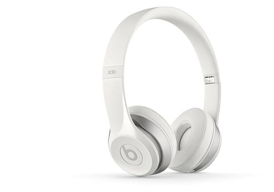 Beats Solo 2 On Ear White - skládací sluchátka bílá s ovládáním