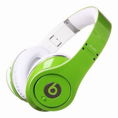 Beats Solo HD On Ear Green - skládací sluchátka zelená s ovládáním