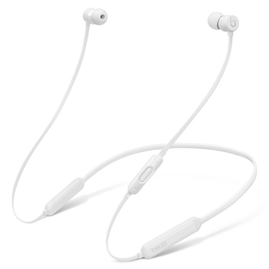 BeatsX - bezdrátová sluchátka do uší s ovládáním, bílá
