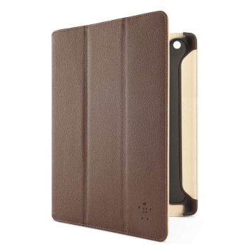 BELKIN Pouzdro se stojánkem PU kůže pro iPad 2, 3 a 4, hnědé