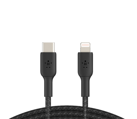 BELKIN USB-C kabel oplétaný - Lightning