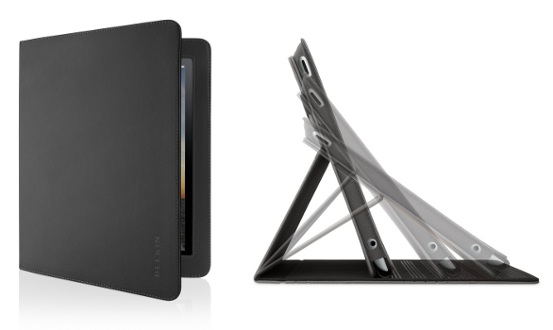 BELKIN Verve Folio Stand Magnet pro iPad 2&3, kožené černé