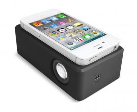 Boost - Near Field Audio Speaker - černý bezdrátový kapesní reproduktor pro iPhone, iPod