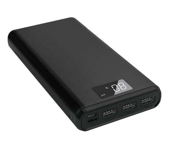 BOROFORE BT2D externí baterie s kapacitou 30 000 mAh, černá