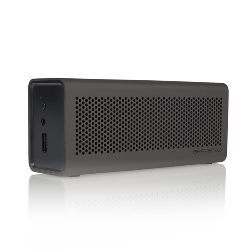 Braven 600 - bezdrátový BT reproduktor - šedý hliník