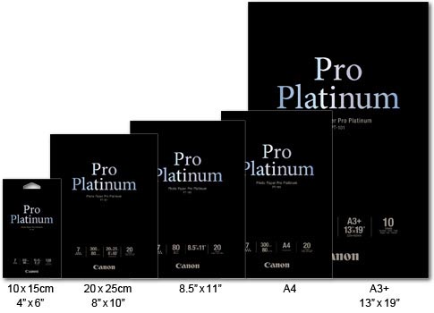 Canon Photo Paper Pro Platinum PT-101 - listy
