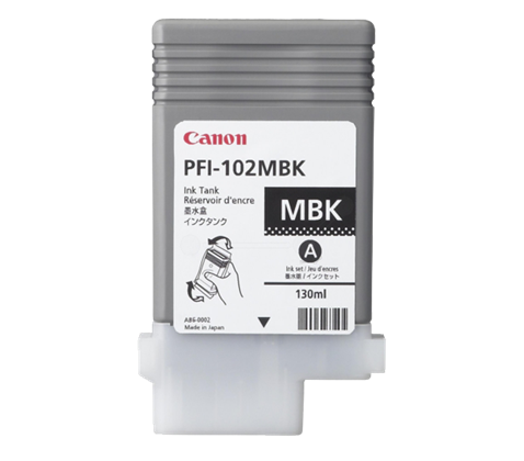 Canon Pigment Ink Tank PFI-102 Matte Black 130 ml