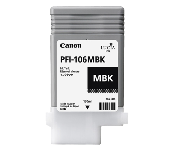 Canon Pigment Ink Tank PFI-106 Matte Black (MBK) 130 ml