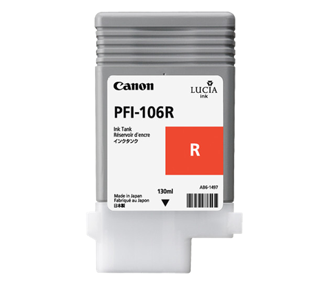 Canon Pigment Ink Tank PFI-106 Red (R) 130 ml
