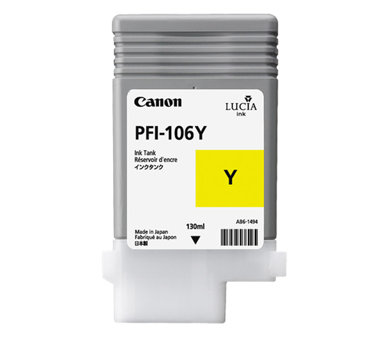 Canon Pigment Ink Tank PFI-106 Yellow (Y) 130 ml