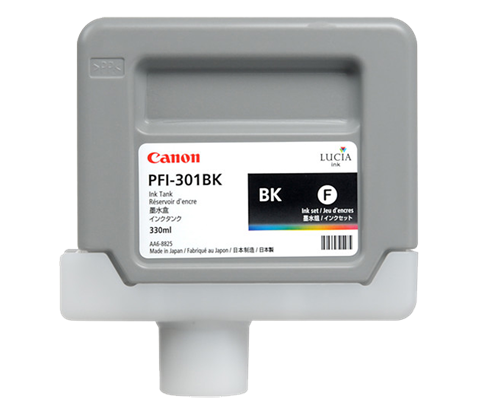 Canon Pigment Ink Tank PFI-301 Black (BK) 330 ml