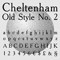 Cheltenham Old Style No2 OpenType Mac/Win CE