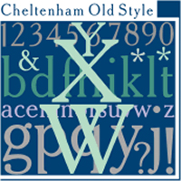 Cheltenham Old Style OpenType Mac/Win CE