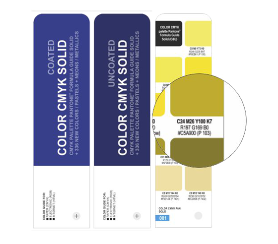 COLOR CMYK SOLID COATED/UNCOATED