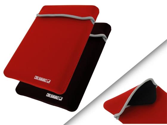 CoolBananas RainSuit, neoprenový obal pro MacBook Air 11", černo-červený