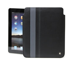 CoolBananas SmartGuy Pouch, kožené pouzdro pro iPad, černé