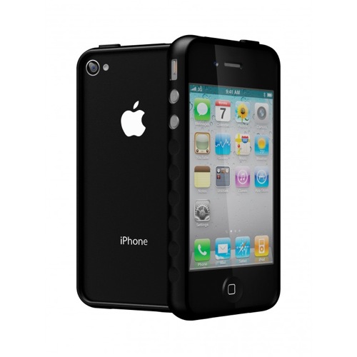 Cygnett AeroGrip Edge, pouzdro pro iPhone 4 a 4S - černé