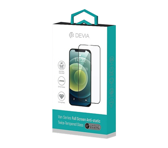 Devia ochranné sklo pro Apple iPhone 13 mini - 3D, 2xtvrzené