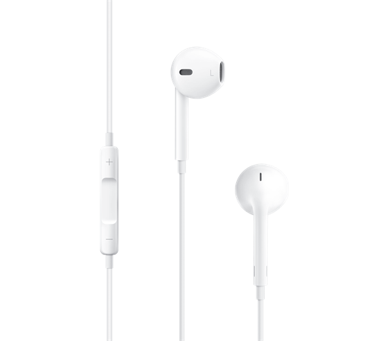 EarPods, sluchátka s ovládáním a mikrofonem