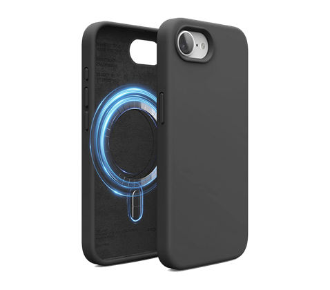 Elago silikonový magnetický kryt pro iPhone 16e - černý