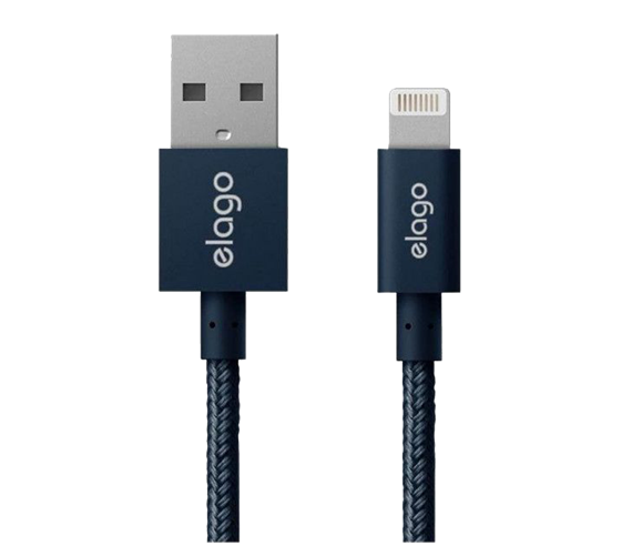 Elago textilní Lightning kabel s hliníkovými koncovkami