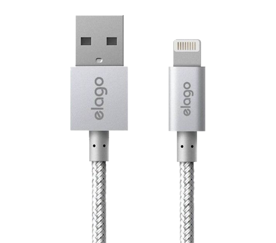 Elago textilní Lightning kabel s hliníkovými koncovkami