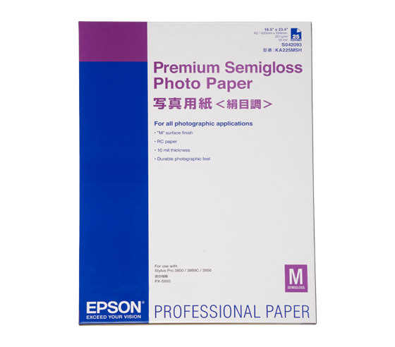 Epson Premium Semigloss Photo Paper 250 g/m2