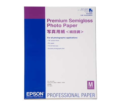 Epson Premium Semigloss Photo Paper 250 g/m2