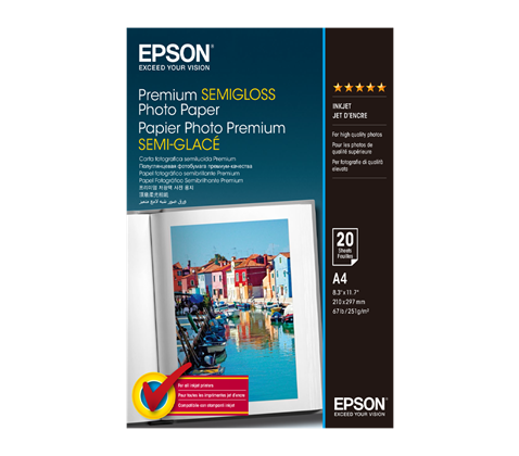 Epson Premium Semigloss Photo Paper 250 g/m2