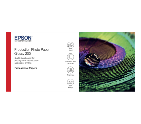Epson Production Photo Paper Glossy 200g