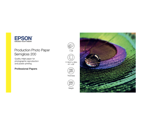 Epson Production Photo Paper Semigloss 200g