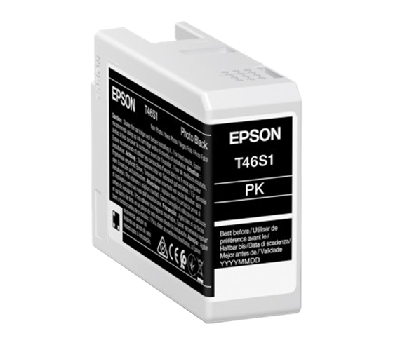 Epson Singlepack Black T46S1 UltraChrome Pro Zink, 25 ml