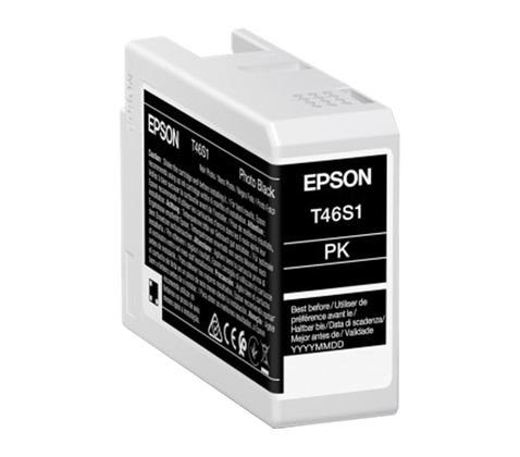 Epson Singlepack Black T46S1 UltraChrome Pro Zink, 25 ml