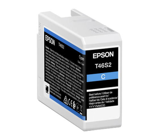 Epson Singlepack Cyan T46S2 UltraChrome Pro Zink, 25 ml