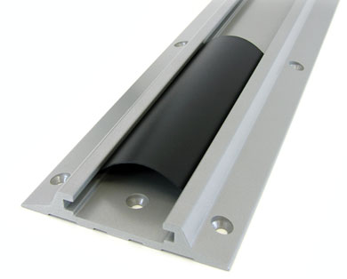 ERGOTRON Wall Track; 10"L x 5"W aluminum (254 x 127 x 22 mm)