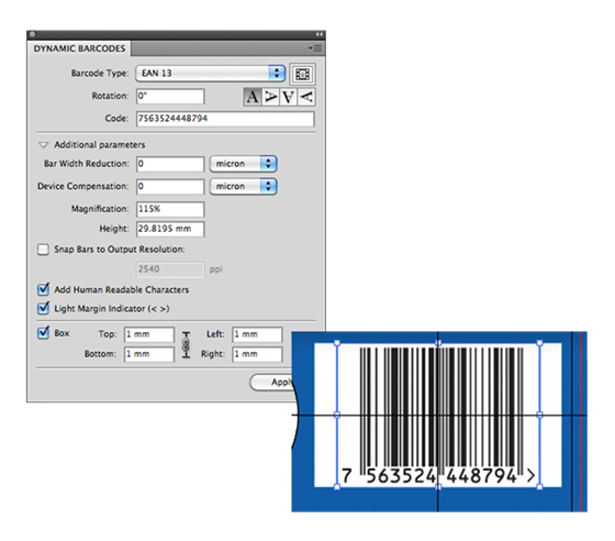 Esko Dynamic Barcodes