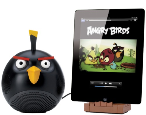 Gear4 Angry Birds reproduktor - černý pták