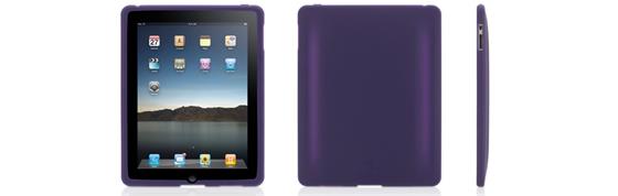 Griffin FlexGrip, silikonové pouzdro pro iPad 1G, fialové
