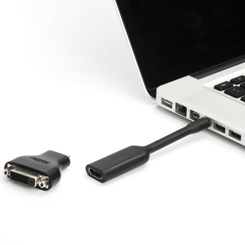 Griffin Mini DisplayPort to HDMI + DVI adapter, černý