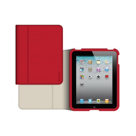 Griffin Slim Folio obal pro iPad Air, červený