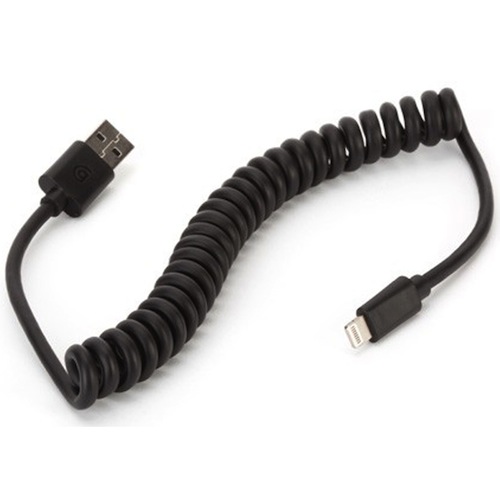 Griffin USB kabel s konektorem Lightning (1,2m), kroucený, černý