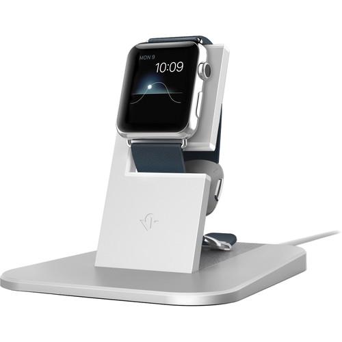 HiRise - dokovací stanice pro Apple Watch, stříbrná
