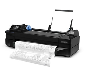 HP Designjet T120, bar. inkoustová tiskárna 24" pro CAD a GIS (USB 2.0, Ethernet, Wi-Fi) - bez stojanu