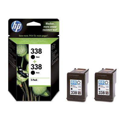 HP Ink Cart Black No. 338 pro DJ 5740, 2-pack