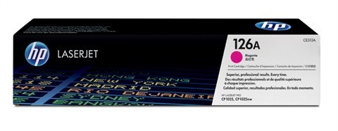 HP Toner Cart Magenta pro CLJ CP1025, M175nw (na 1.000 stran) 126A