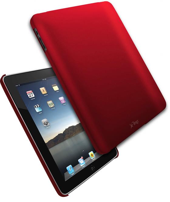 ifrogz Luxe Lean, plastové pouzdro pro iPad 1G, červené