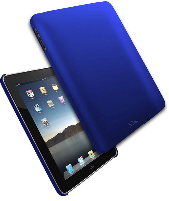 ifrogz Luxe Lean, plastové pouzdro pro iPad 1G, modré