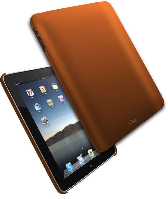 ifrogz Luxe Lean, plastové pouzdro pro iPad 1G, oranžové